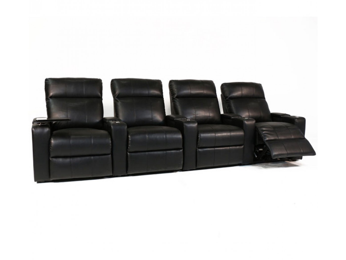 Rowe One Plaza 4 Seater In Black